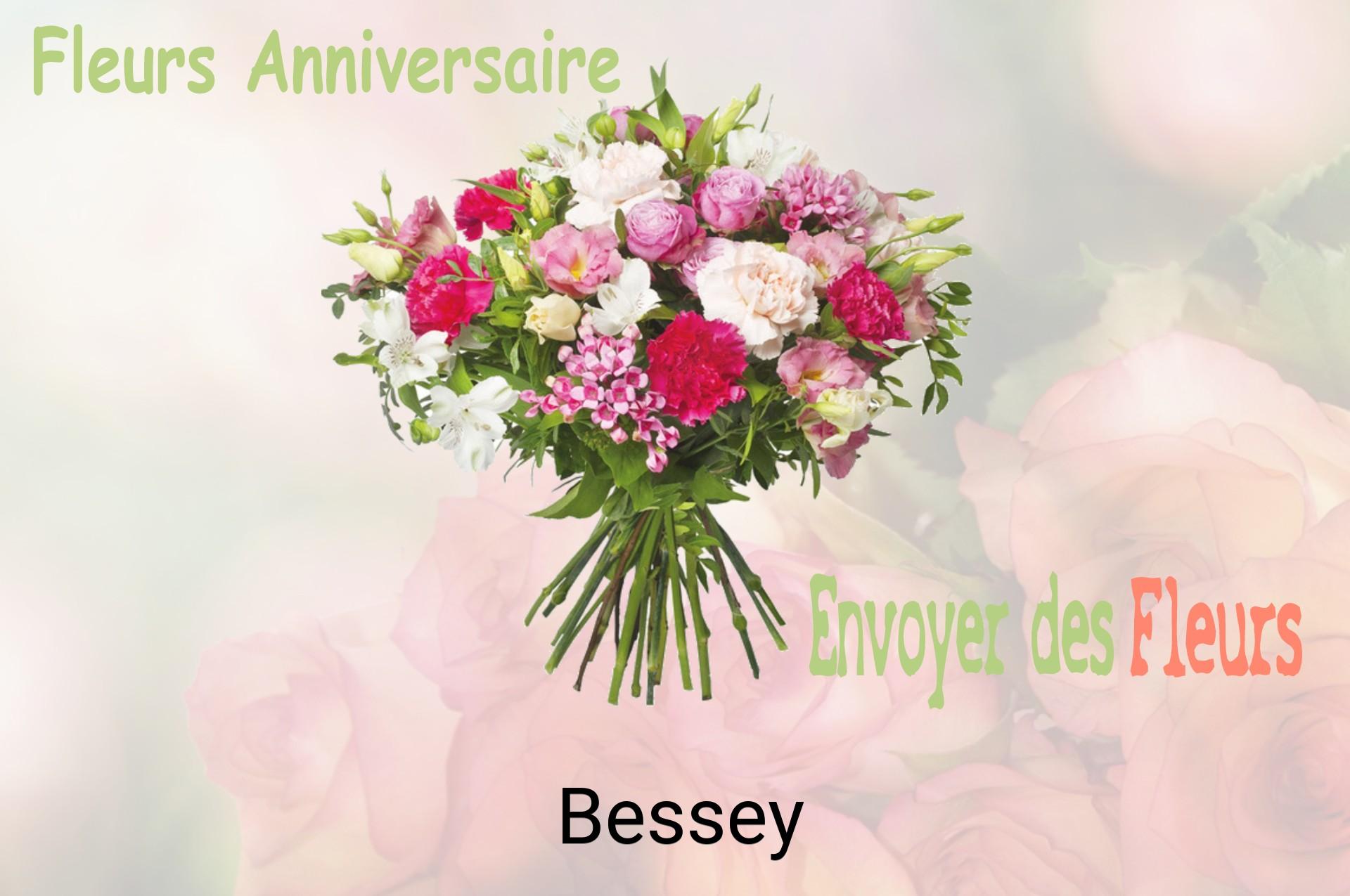 Bouquet de fleurs d’anniversaire livré à Bessey